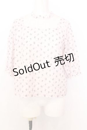 画像: Honey Cinnamon / 花柄ブラウス F ピンク O-25-07-18-040-LO-BL-OW-OS