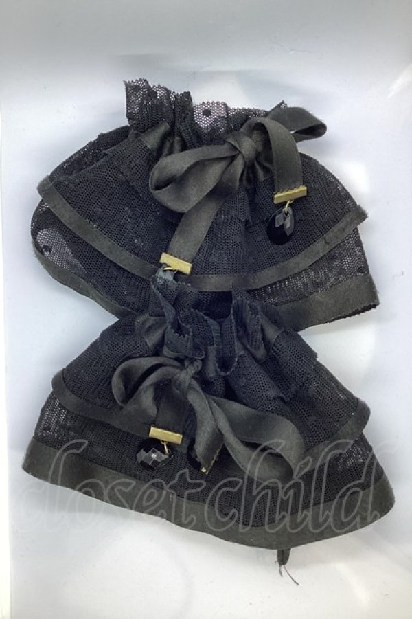 画像1: BABY,THE STARS SHINE BRIGHT / Morning Dewお袖とめ  クロ O-25-07-18-1001-BA-ZA-OW-ZT485-F001 (1)