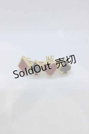 画像: BABY,THE STARS SHINE BRIGHT / HEART TRUMPバレッタ  ゴールド O-25-07-18-1095-BA-AC-IG-OS