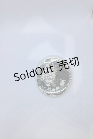 画像: GOTHその他 / 妖カンバッジ  ホワイト O-25-07-18-1006-EL-ZA-OW-OS