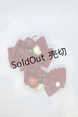 画像: BABY,THE STARS SHINE BRIGHT / 秘密の森のリボンコーム  えんじ O-25-07-18-1107-BA-AC-IG-OS