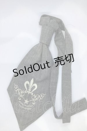 画像: metamorphose / スクールネクタイ  グレー O-25-07-18-1123-ME-ZA-IG-OS