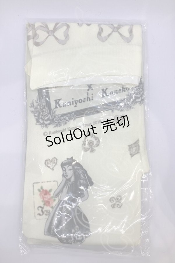 画像1: Innocent World / 金子國義アリスタイツ  アイボリー O-25-07-18-1019-IW-ZA-IG-ZT485-F002 (1)