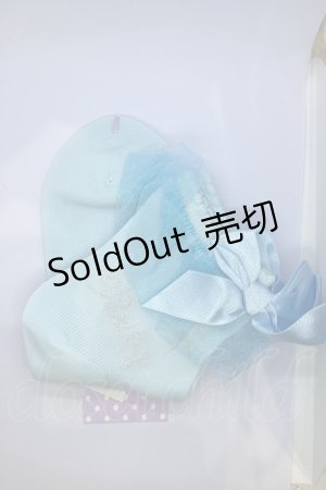 画像: Angelic Pretty / Misty Skyクルー丈ソックス  サックス O-25-07-18-1039-AP-ZA-IG-ZT485-F002