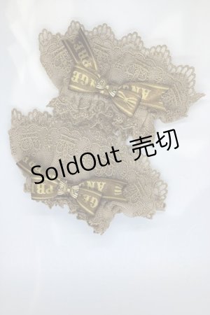 画像: Angelic Pretty / Melty Ribbon Chocolateお袖とめ  ブラウン O-25-07-18-1049-AP-ZA-IG-OS