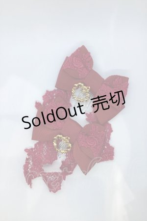 画像: BABY,THE STARS SHINE BRIGHT / プリンセスドロップゆらゆらコーム  えんじ O-25-07-18-1057-BA-AC-IG-OS