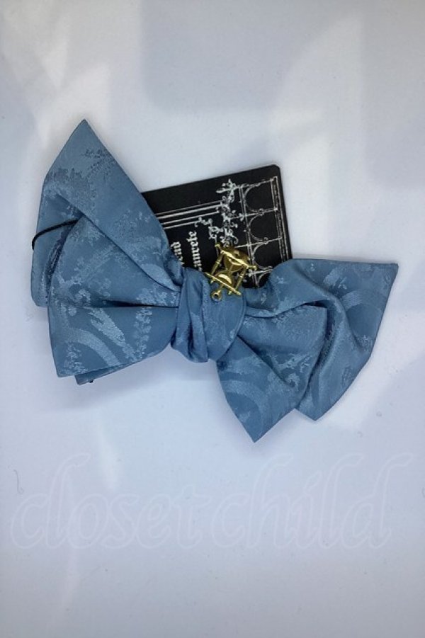 画像1: Krad Lanrete（海外ロリィタ） / Le Retentissement de Versailles ヘアクリップ  ブルー O-25-07-18-1081-GO-AC-IG-ZT485-F004 (1)