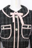画像2: Swankiss / TS docking tweed O/P ワンピース F クロ×ピンク O-25-07-18-060-CA-OP-OW-OS (2)
