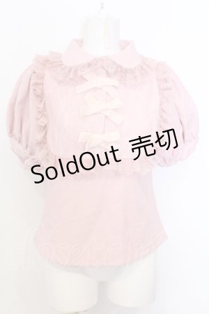 画像: Swankiss / RS heart ribbon B/L　ブラウス F ピンク O-25-07-18-068-CA-BL-OW-OS