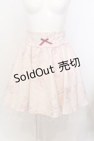 画像: Ank Rouge / 花柄フレアスカート M ピンク O-25-07-18-071-CA-SK-OW-OS
