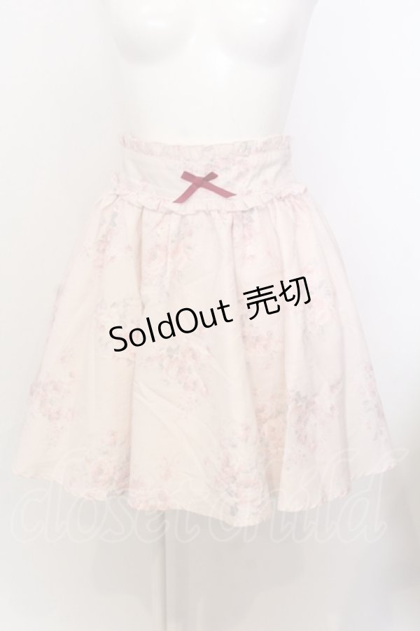 画像1: Ank Rouge / 花柄フレアスカート M ピンク O-25-07-18-071-CA-SK-OW-OS (1)