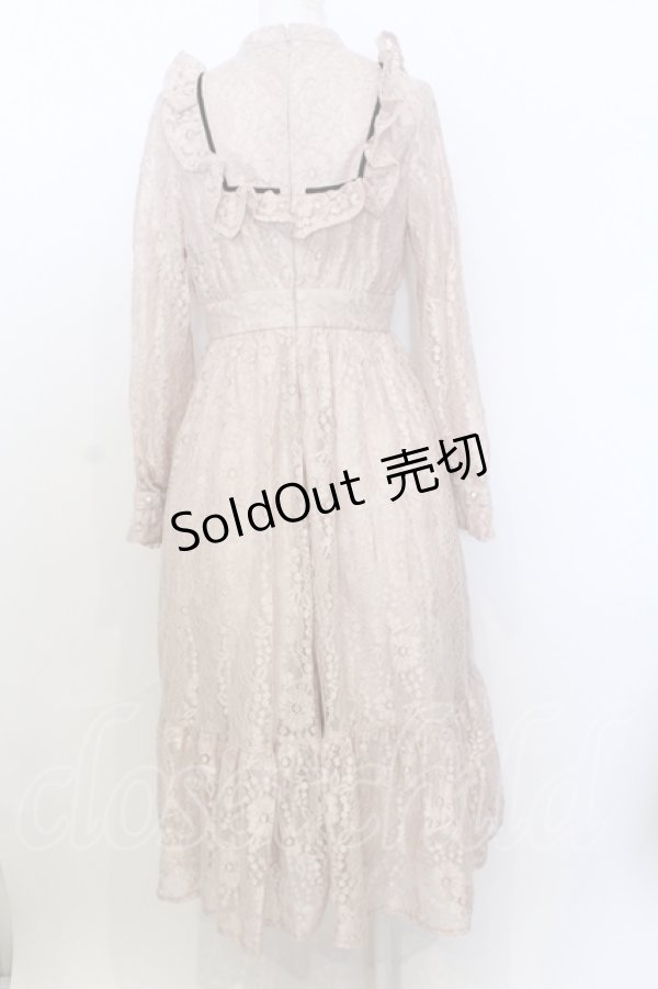 画像4: Ank Rouge / レースロングクラシックワンピース M ベージュ O-25-07-18-072-CA-OP-OW-OS (4)