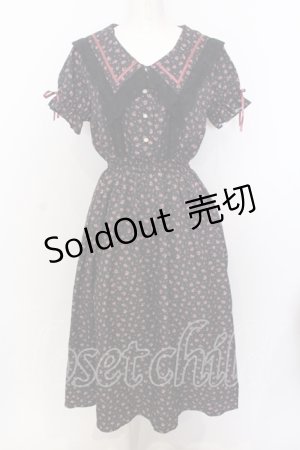 画像: Ank Rouge / NostalgicFlowerセーラーカラーワンピース M クロ O-25-07-18-082-CA-OP-OW-OS