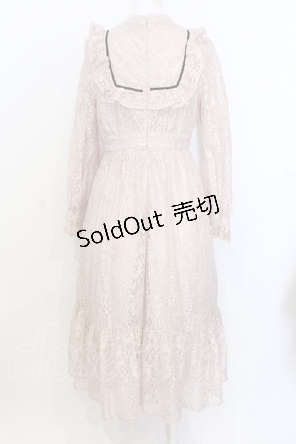画像3: Ank Rouge / レースロングクラシックワンピース M ベージュ O-25-07-18-106-CA-OP-OW-OS (3)