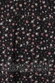 画像5: Honey Cinnamon / はしごレース配色花柄ワンピース F クロ O-25-07-18-020-LO-OP-OW-OS (5)