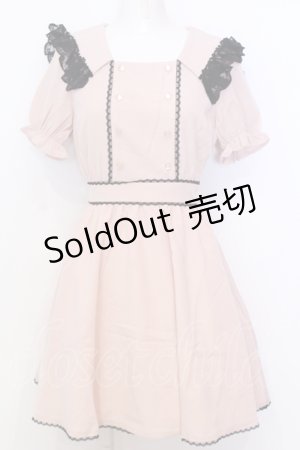 画像: Honey Cinnamon / セーラーワンピース F ピンク O-25-07-18-022-LO-OP-OW-OS