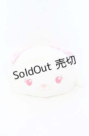 画像: BABY,THE STARS SHINE BRIGHT / うさくみゃちゃんのもちもちクッション  シロ×ピンク O-25-07-19-001-BA-ZA-IG-OS