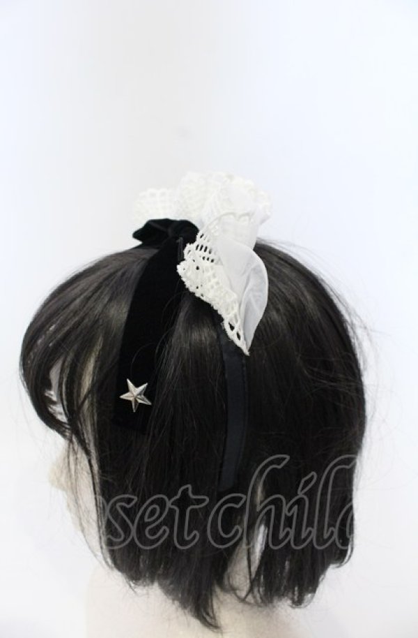 画像3: Angelic Pretty / Holyリボンメイドカチューシャ  シロ×クロ O-25-07-19-048-AP-ZA-IG-ZT487-F001 (3)