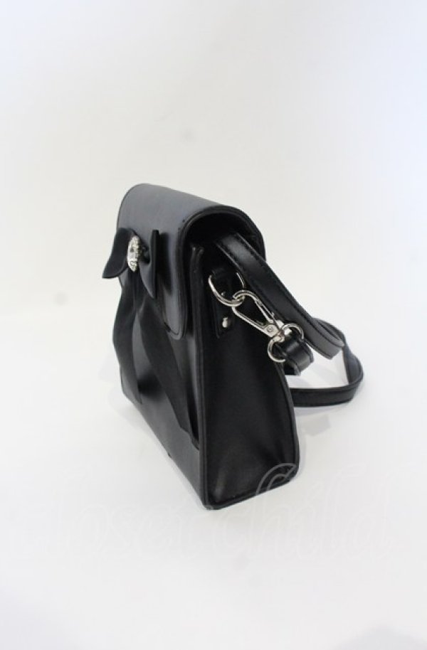 画像2: Ank Rouge / ビジューリボンポシェット  クロ O-25-07-19-073-CA-BG-IG-ZT-K024 (2)