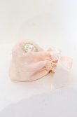 画像2: Maison de FLEUR / -POPUP限定フラワー刺繍ビックリボンポーチ  ピンク O-25-07-19-074-LO-ZA-IG-ZT271 (2)