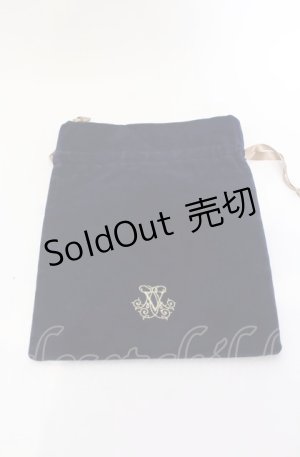 画像: Scent Of Varo / ロゴマーク刺繍巾着  ネイビー O-25-07-19-078-LO-ZA-IG-ZT0722F