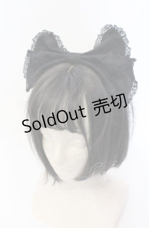 画像: BABY,THE STARS SHINE BRIGHT / リボンカチューシャ  クロ O-25-07-19-087-BA-AC-IG-OS