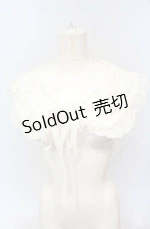 画像: HEIHEI / フリルつけ襟  シロ O-25-07-19-088-PU-ZA-IG-ZT169-F005