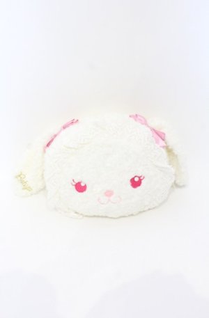 画像: BABY,THE STARS SHINE BRIGHT / うさくみゃクッション  シロ×ピンク O-25-07-19-002-BA-ZA-IG-OS