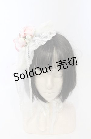 画像: BABY,THE STARS SHINE BRIGHT / マイアの花の天使ヘッドドレス  オフ×ピンク O-25-07-19-018-BA-AC-IG-ZT0723