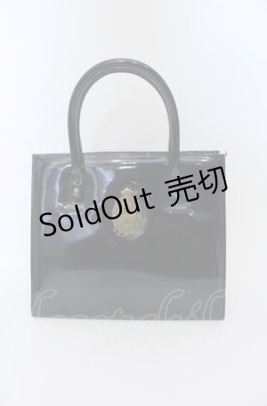 画像: metamorphose / スワンエンブレムエナメルトートBAG バッグ  ブラック O-25-07-19-003-ME-BG-IG-OS