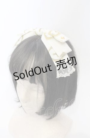 画像: Angelic Pretty / Charlotte's Bearカチューシャ  アイボリー O-25-07-19-029-AP-AC-IG-OS