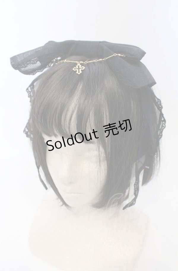 画像1: Angelic Pretty / Milky Crossカチューシャ(2015)  クロ O-25-07-19-035-AP-AC-IG-OS (1)