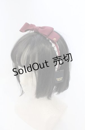 画像: Innocent World / ミニバラレースカチューシャ  えんじ O-25-07-19-039-IW-AC-IG-OS