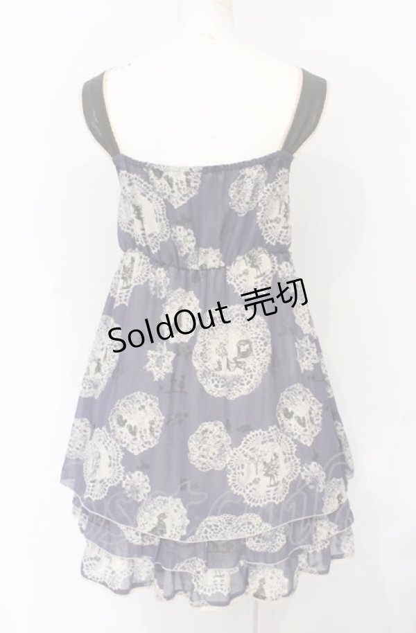 画像2: axes femme / 童話柄キャミチュニ M パープル O-25-07-21-045-AX-TO-OW-OS (2)