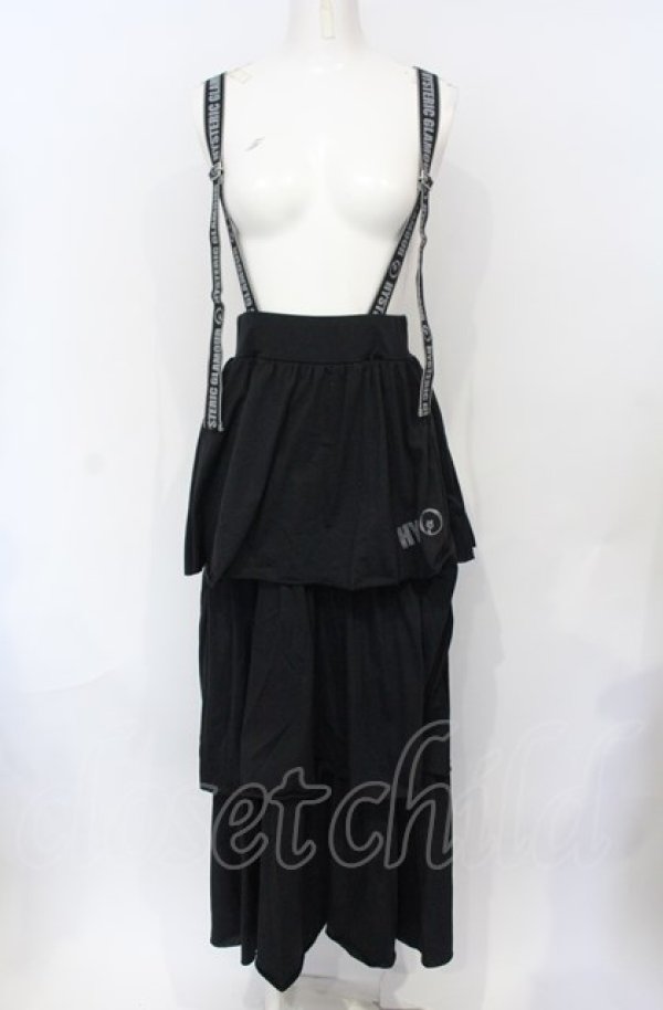 画像1: HYSTERIC GLAMOUR / HYS LOGO スカート  ブラック O-25-07-21-050-PU-SK-OW-ZT064 (1)
