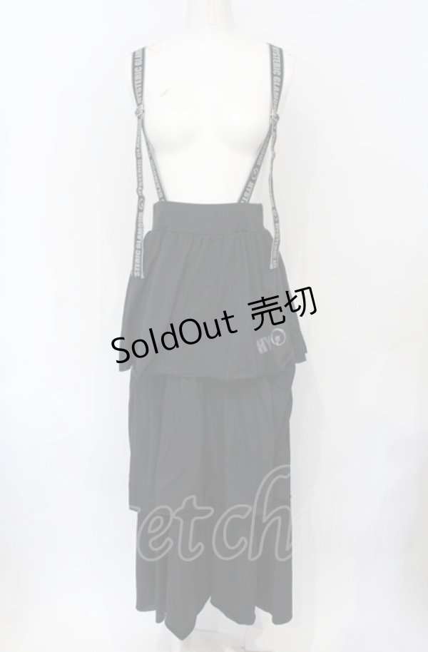 画像1: HYSTERIC GLAMOUR / HYS LOGO スカート  ブラック O-25-07-21-050-PU-SK-OW-ZT064 (1)