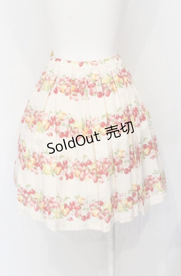 画像2: Emily Temple cute / レース＆フラワーコサージュスカート  薄ピンク O-25-07-21-054-ET-SK-IG-OS (2)