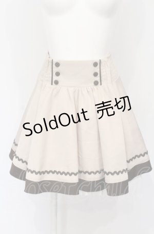 画像: Ank Rouge / ダブルボタンミニスカート  ピンク×ブラウン O-25-07-21-056-CA-SK-IG-OS