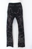 画像2: HYSTERIC GLAMOUR / FIRE BEAR柄ジャカード ニットパンツ  ブラック O-25-07-21-061-PU-PA-OW-ZT064 (2)