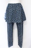 画像3: Candy Stripper / DRESSED UP FLOWER SKIRT PANTS　スカートパンツ 公式展開ブラック（緑みのある黒） F O-25-07-21-062-PU-PA-OW-OS (3)