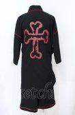 画像4: Grrr the Lipper / ≪赫夏≫甚平 F ブラック×レッド O-25-07-21-064-PU-TO-OW-OS (4)