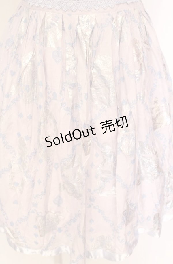 画像2: Secret Honey / 箔プリントワンピース  サックス×ラベンダー O-25-07-21-072-CA-OP-OW-ZT483 (2)