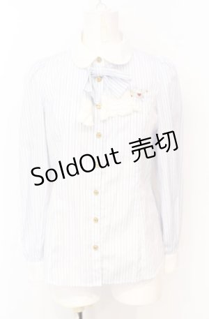 画像: Secret Honey / 不思議の国のアリスコラボブラウス  サックス O-25-07-21-074-CA-BL-OW-OS
