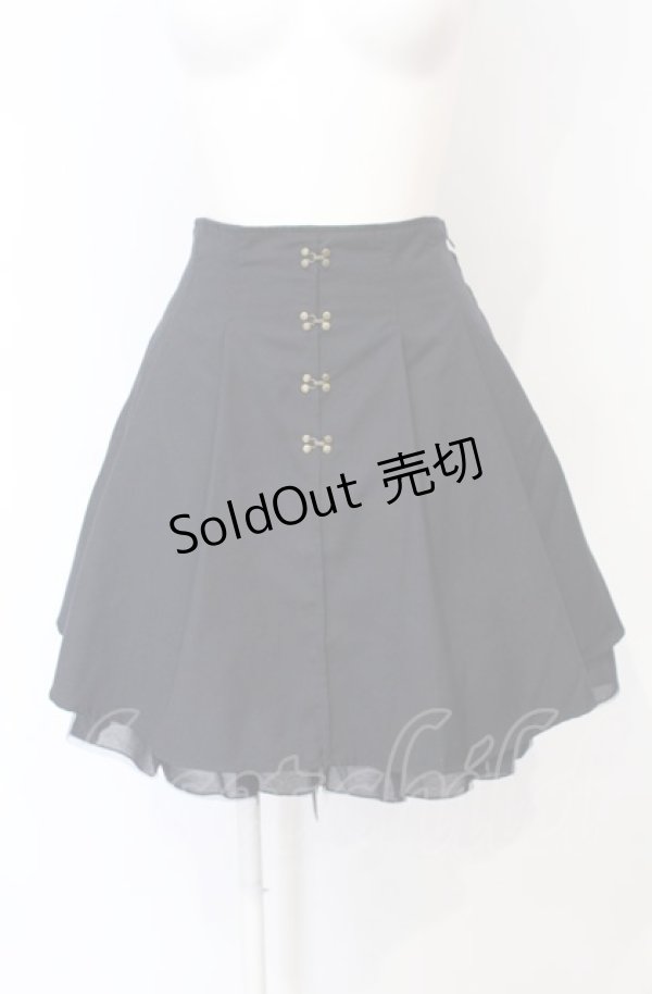 画像1: Secret Honey / レースアップバッスルスカート  ネイビー O-25-07-21-079-CA-SK-OW-OS (1)