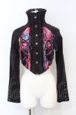 画像1: Ozz On / 斑染めベロア切り替えコーデュロイジャケット  ブラウン×マルチカラー O-25-07-21-089-OO-JA-OW-OS (1)