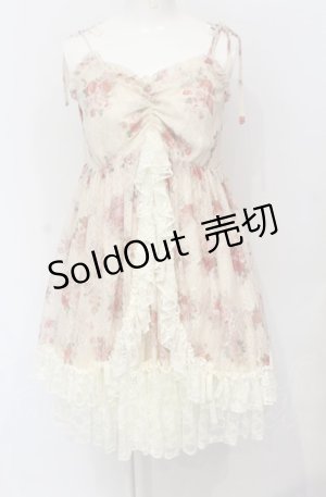 画像: axes femme / ブーケレースキャミチュニック F キナリ O-25-07-21-013-AX-TO-OW-OS