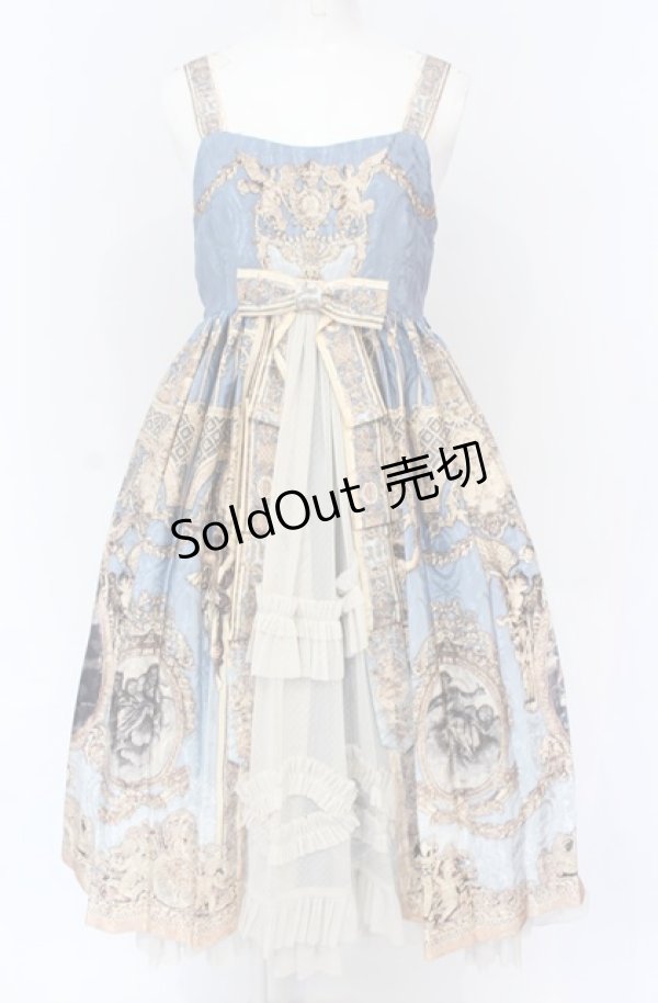 画像1: Krad Lanrete（海外ロリィタ） / Retentissement De Versailles II型ドレス  ブルー O-25-07-21-115-LO-OP-IG-OS (1)