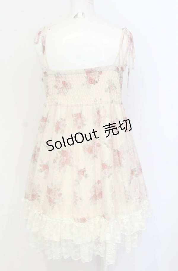 画像3: axes femme / ブーケレースキャミチュニック F キナリ O-25-07-21-013-AX-TO-OW-OS (3)