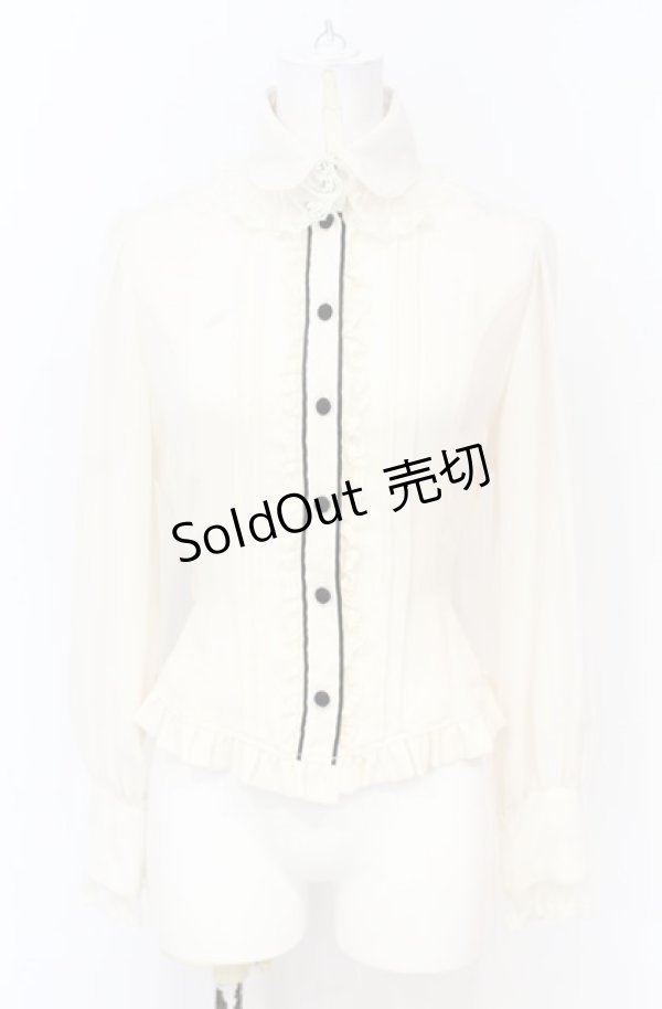 画像1: Innocent World / 金子國義アリス丸衿ブラウス S アイボリー O-25-07-21-124-IW-BL-IG-OS (1)