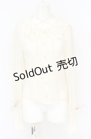 画像: BABY,THE STARS SHINE BRIGHT / Starryシフォンブラウス  アイボリー O-25-07-21-128-BA-BL-IG-OS